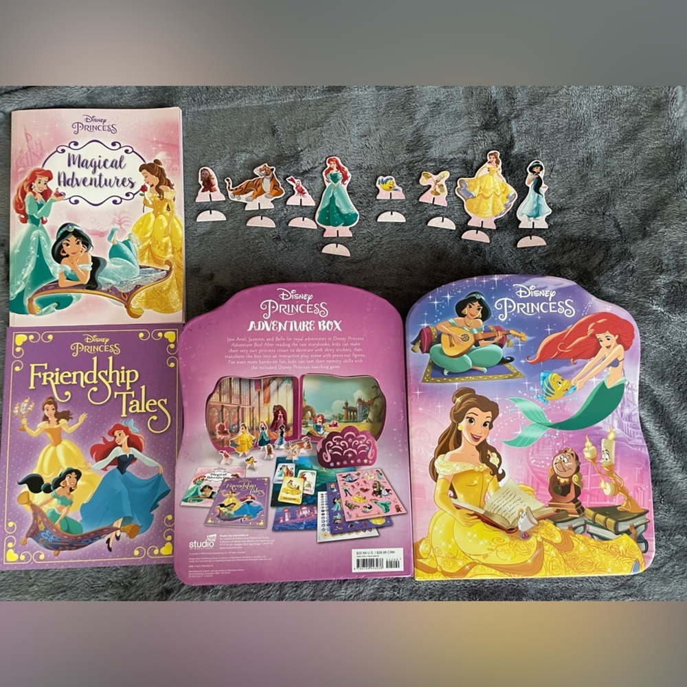Disney princess adventure box, doesn’t include stickers or the paper tiara